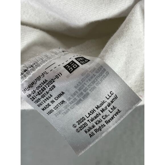 Billie Eilish‎  x Takashi Murakami Uniqlo UT Graphic Tee White Size S - Picture 9 of 12